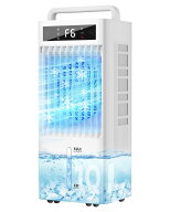 【送料無料】冷風機 強力 10L水タンク+6個専用保冷パック 45W 省エネ設計【2026業界NEWモデル冷風扇?三面…