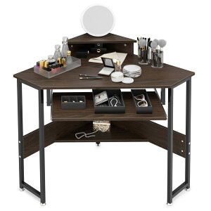 �y���������zDEWEL �f�X�N �� �R�[�i�[�f�X�N �X���C�_�[�t�� ����75cm ����*���I�t�� ��72cm ���s72cm PC�f�X�N �O�p���� �w�K��