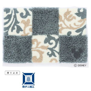 X~mG fBYj[ O ~bL[/`FbJ[{[h}bgiMICKEY/Checker board MATj50×80cm `FbN VM[ _炩  DMM-4027