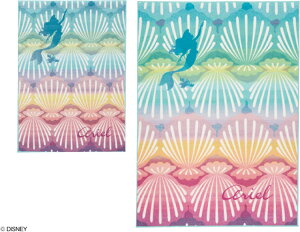 スミノエ ディズニー ラグ プリンセス/シェルフィッシュラグ(PRINCESS/Shellfish RUG)アリエル 貝殻 グラデーション カラフル DRT1066