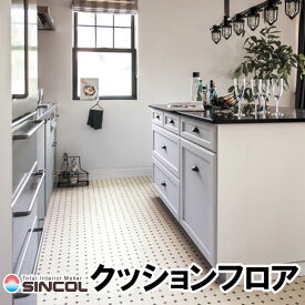 楽天市場 キッチン クッションフロア タイル柄の通販
