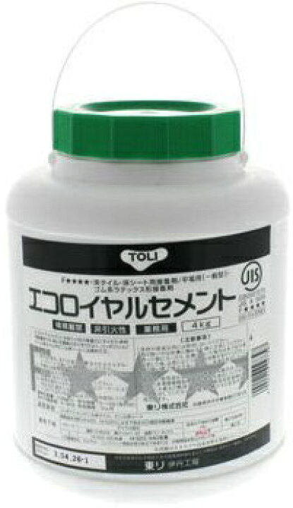 楽天市場】東リ エコロイヤルセメント 4kg缶 クッションフロア用接着剤 