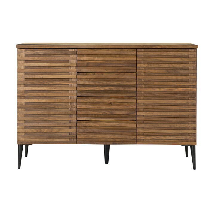 楽天市場】リビングボード サイドボード 無垢 天然木 ウォールナット  