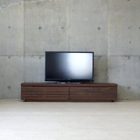 Mono テレビボード 200 テレビ台 ローボード tv台 ウォールナット 無垢材 北欧 おしゃれ シンプル ナチュラル 格子 低め 幅200 幅190 幅210 50型 55型 60型 65型 50V 55V 60V 65V 50インチ 55インチ 60インチ 65インチ