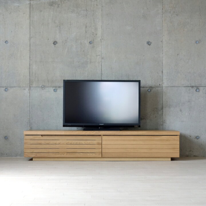 楽天市場 Mono テレビボード 180 テレビ台 ローボード Tv台 オーク ナラ 無垢材 北欧 おしゃれ シンプル ナチュラル 格子 低め 幅180 幅170 幅160 50型 55型 60型 65型 50v 55v 60v 65v 50インチ 55インチ 60インチ 65インチ 天然木 国産