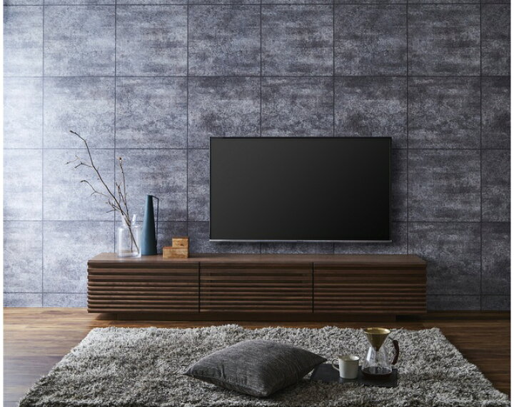 楽天市場】テレビ台 TVボード ウォールナット 天然木 北欧 和モダン 