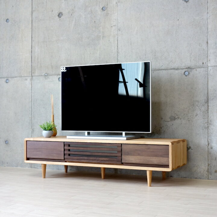 楽天市場】テレビボード おしゃれ 無垢 幅125 匠デザインTVボード ロー 