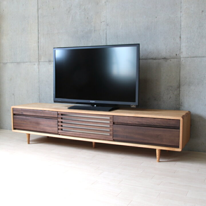 楽天市場】テレビボード おしゃれ 幅180 無垢 tvボード ハイタイプ  