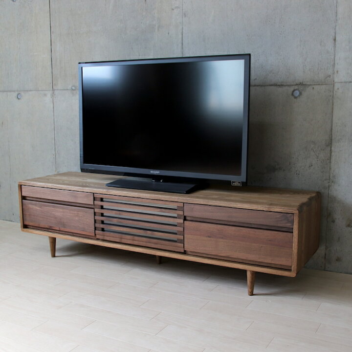 楽天市場】テレビ台 ローボード テレビボード おしゃれ 無垢 150 ハイ 