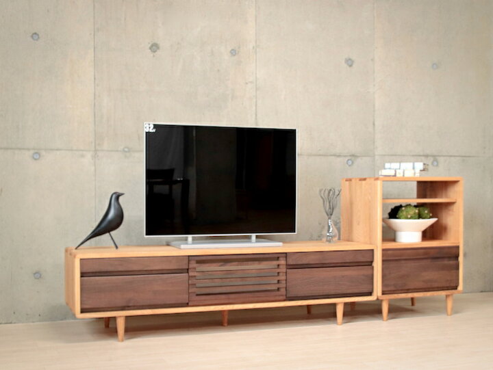 楽天市場】無垢材 匠デザイン 結 サイドキャビネットA 電話台 おしゃれ  