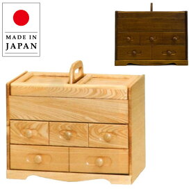 【エントリーで全商品P10倍！】ソーイングボックス 木製 裁縫箱 おしゃれ 針箱 かわいい 裁縫用具入れ 和風 裁縫道具入れ 日本製 裁縫道具収納 国産 裁縫道具入れ 高級