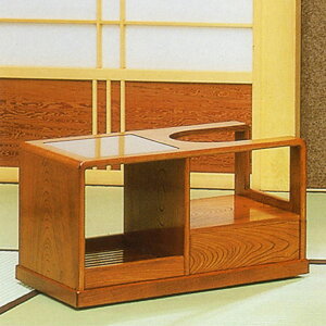 ポットワゴン 和室 お座敷ワゴン キャスター付き ポット置きワゴン 和風 リビングワゴン 欅 民芸家具 和家具 あじろ民芸 高級 日本製 国産 送料無料 通販 YK333 【kam】【smtb-f】