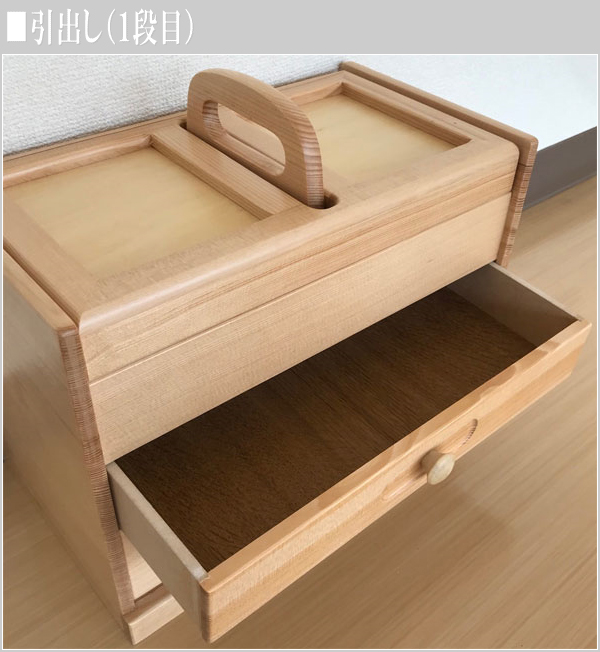 楽天市場】ソーイングボックス おしゃれ 裁縫箱 木製 ソーイングBOX 