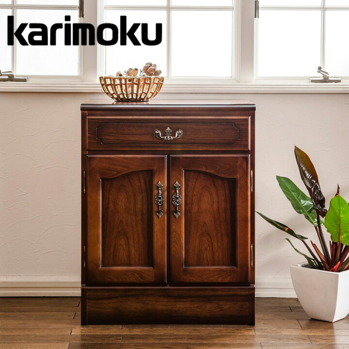 karimok 4段チェスト キャビネット 木製チェスト 電話台 収納ラック  