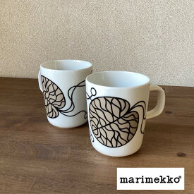 マリメッコ marimekko BOTTNA ハス マグカップ 少量入荷 在庫小 大人気柄 早いもの勝ち レトロ 和風にも