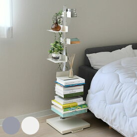 ブックタワー ハイタイプ 8段 高さ111.5cm 日本製 Tsum Dockブックタワー （ 本棚 ラック シェルフ 積ん読タワー 収納 コミックラック 棚 ブックラック ハチ段 国産 キャスター付 可動棚 ）【39ショップ】