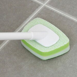 バスブラシ トレピカ おフロ掃除これ1本 ( お風呂掃除 バス ブラシ 柄付き 取り外し可能 長さ68cm 浴槽 風呂床 浴室壁 バス用品 フロ掃除 風呂掃除用 日本製 ) 【39ショップ】