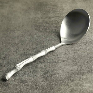 工房アイザワ 竹レンゲ 大 ( aizawa 穴なし ちゅうぼうこもの 日本製 レンゲ アルミニウム れんげ 蓮華 サービングスプーン 取り分けスプーン スプーン カトラリー アイザワ 燕三条 美しい 高