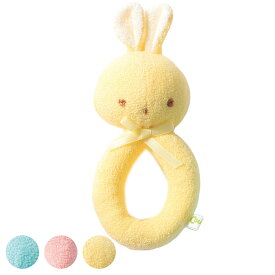 ガラガラ うさぎのガラガラ 赤ちゃん ぬいぐるみ 日本製 （ おもちゃ 玩具 がらがら ベビー プレゼント ギフト かわいい ベビートイ ベビーラトル 音が鳴る 女の子 男の子 出産祝い どうぶつ うさぎ ） 【39ショップ】