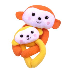ぬいぐるみ もんちゃんとママ おもちゃ 赤ちゃん 日本製 （ 綿100％ 知育玩具 玩具 ふわふわ さる 動物 アニマル 子供 ベビー ソフト クッションハンドメイド かわいい 出産祝い 女の子 男の子 雑貨 インテリア ） 【39ショップ】
