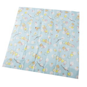 レジャーシート 5人用 180×180cm クッションマット2畳 すみっコぐらし 水色ドット ( クッションマット レジャーマット 2畳サイズ バッグ付き すみっこぐらし ピクニックシート ピクニックマ