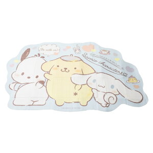 レジャーシート 1人用 93.4×156cm サンリオキャラクターズ わんわん ダイカット クッションマット ( シナモロール ポムポムプリン ポチャッコ シート 子供 遠足 キャラクター レジャーマット