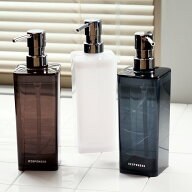 ディスペンサー 詰め替えボトル 550ml （ シャンプーボトル 透明 クリアカラー 日本製 バスグッズ 詰め替…