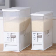 米びつ 計量米びつ 6kg 12kg 丸洗いOK 無洗米対応 （ 5kg 10kg スリム 1合計量 組立式 無洗米兼用 ライス…
