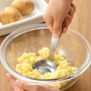 leye マッシャーフォーク ステンレス製 食洗機対応 日本製 ( ミニマッシャー ポテトマッシャー ゆで卵 ステンレス レイエ マッシュ 潰す キッチンツール 調理用品 調理器具 下ごしらえ 万能