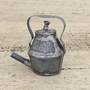 オーナメント ガーデニング 園芸 ミニチュアパーツ やかん ( ヤカン 薬缶 ポット キッチンツール ミニチュア パーツ インテリア 園芸用品 アンティーク調 レトロ インテリア小物 オブジェ