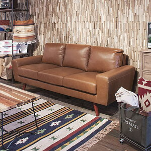 ソファ 幅186cm 3人掛 ひじ掛け ソフトレザー ヴィンテージ調 ローソファ ソファー ( 開梱設置 三人掛け フロアソファ リビングソファ 肘掛け おしゃれ 肘置き 脚 取り外し ブラウン リビング