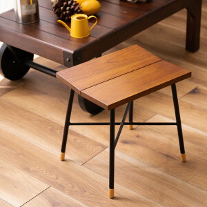 スツール 座面高35cm 木製 北欧 ( 椅子 いす イス チェア 四角 天然木 スチール 腰掛け コンパクト 小さい チェアー ミニチェア 玄関 リビング サイドテーブル 花台 ディスプレイ ミニスツー