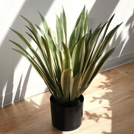 人工観葉植物 アガベ 50cm フェイクグリーン 造花 （ 観葉植物 フェイク 人工植物 アートグリーン 緑 グリーン 癒し リラックス 植木 樹木 人工 枯れない 水やり不要 簡単 おしゃれ インテリア 飾り プランター ）【39ショップ】
