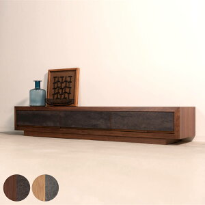 form ローボード 幅180cm コンフリー 日本製 完成品 ( テレビ台 TV台 テレビボード 収納 ラック フラップ扉 フォーム 引き出し ブラウン ナチュラル リビングボード 天然木 石目調 )【39ショッ