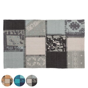 玄関マット 室内 パッチワークミニマット 45×75 ( マット ラグ コットン 敷物 インテリア おしゃれ 薄手 軽量 滑り止め 幅75cm キッチン リビング 寝室 洗面所 ランドリー 室内用マット 玄関