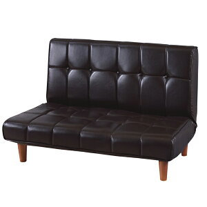 ソファ フロアソファ ラブソファ レザー調 ( 送料無料 ソファー フロアソファー 二人掛け ローソファー ローソファ 2Pソファ 二人掛け 椅子 いす 2way 二段階 )【39ショップ】