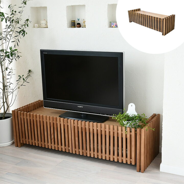 楽天市場】テレビ台 ローボード 天然木 FOREST 約幅125cm （ 送料無料 