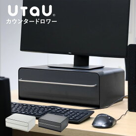 【レビュー特典付き】 ビーワーススタイル UtaU カウンタードロワー （ utau ウタウ 小物収納 コンパクト 玄関収納 カウンター上収納 調味料ラック おしゃれ カトラリー収納 キッチン収納 家電ラック 洗面収納 PCラック ）【39ショップ】