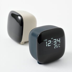 BRUNO デジタル時計 ナイトライトクロック USB充電 コンパクト 卓上 （ ブルーノ 時計 置き時計 デジタル 目覚まし時計 置時計 とけい クロック アラームクロック 温度計 ライト キッチン 寝室 シンプル ）【39ショップ】