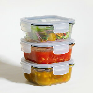 �ۑ��e�� 520ml �ϔM�K���X�ۑ��e�� 3�� �X�N�G�A �i �K���X ���� �d�q�����W�Ή� �H��@�Ή� �I�[�u���Ή� 4�_���b�N �p�^ �ϔM�e�� �ۑ� �e�� �K���X�e�� �H�i�ۑ� �ςݏd�� �j�y39�V���b�v