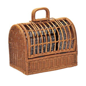 ペットベッド ラタン ペットキャリー 天然素材 ( ペット用キャリー ペットハウス 犬用 猫用 ペット用 コンパクト おしゃれ ベッド ハウス キャットハウス ドッグハウス ペット用キャリーバ