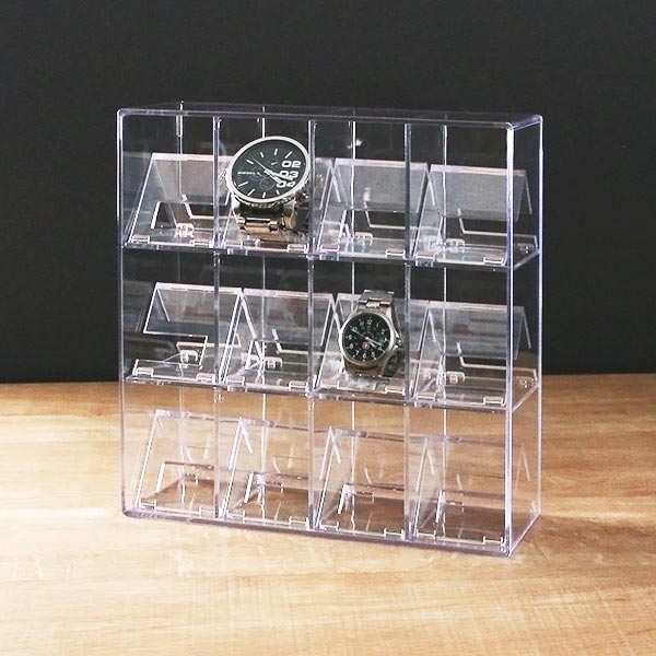 ウォッチスタンド 3個セット 腕時計スタンド 腕時計 スタンド プラスチック （ クリア 透明 ディスプレイ 飾る インテリア ウォッチ 時計  ディスプレイスタンド 日本製 ）【39ショップ】 | インテリアパレット