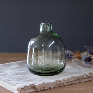 花瓶 ガラスベース ミスルトー ラウンド ミドル ( 花ビン 花びん 花器 ベース フラワーベース フラワー 花 飾る 花入れ ガラス ガラス製 クリア 透明 おしゃれ 一輪挿し )【39ショップ】