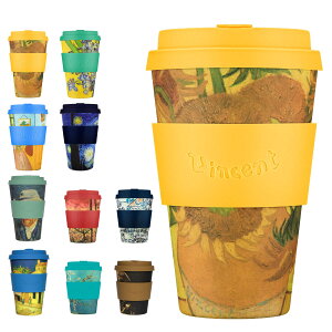 ^u[ 350ml 400ml GR[q[Jbv Ecoffee Cup 12oz 14oz VGM i BPAt[ VRf R[q[ Jbv Wt VR ^ Van Gogh @ Sbz Ђ܂  킢 [X TXe
