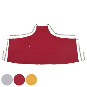 エプロン ダルトン APRON WITH RIBBON リボン チロリアン柄 ( DULTON キッチンエプロン 台所エプロン 胸当てエプロン ポケット付き 無地 おしゃれ 大人用 チロルリボン キッチン 調理 アウトドア