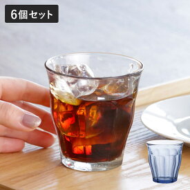 DURALEX デュラレックス ピカルディ グラス 220ml 6個セット （ PICARDIE コップ 食洗機対応 電子レンジ対応 食器 ガラス ガラスコップ 強化ガラス 丈夫 シンプル クリア 透明 洋食器 おしゃれ ガラス製 ）【39ショップ】