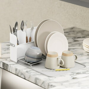 umbra 水切りラック スリング ディッシュラック ( アンブラ 食洗機対応 折りたたみ シンク上 カトラリーケース 水切り 水切りトレー 水切りマット 水切りかご キッチンツールスタンド 洗い