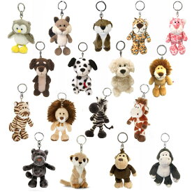 キーホルダー ビーンバッグ アニマル マスコット 10cm （ NICI ニキ ぬいぐるみ キーチェーン キーリング 動物 雑貨 カバン ストラップ バッグチャーム ふわふわ プレゼント ギフト かわいい おしゃれ 中学生 高校生 ）【39ショップ】