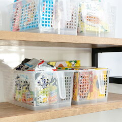 楽天市場 キッチン収納ケース ストックハンドルバスケット コロ付き 幅 4cm クリア 収納ボックス 整理ケース 収納ケース 取っ手付き ハンドル付き 戸棚収納 戸棚整理 収納box 収納ストッカー 収納カゴ プラスチック 39ショップ インテリアパレット