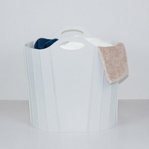 ランドリーバスケット 折りたたみバスケット 26L ( 洗濯かご 折りたたみ 折り畳み スリム ランドリーバッグ 洗濯 持ち手付き 軽量 丈夫 省スペース 隙間収納 洗濯用品 ランドリー バスケッ